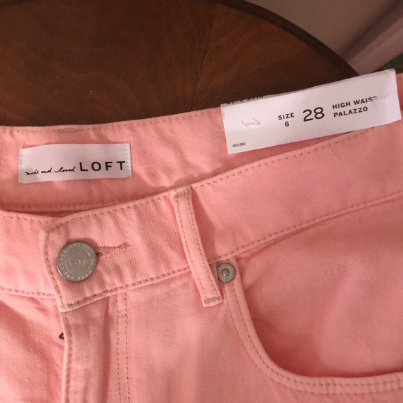 LOFT High Waist Palazzo Jean Pants - Picture 5 of 5